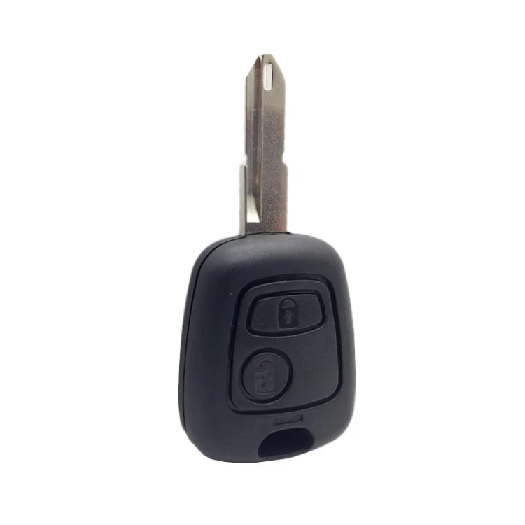 Cubierta de carcasa de llave remota de coche de repuesto de 2 botones 1 pieza para Peugeot 106 206 306 405 Foto 3 de 4