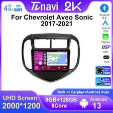 For Chevrolet Aveo Sonic Chevy 2017-2021 CarPlay Car Radio GPS Stereo Multimedia