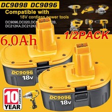 PACK 18V For Dewalt 18 VOLT 7.0Ah DC9096 DC9098 NiMh Battery DC9099 Replacement
