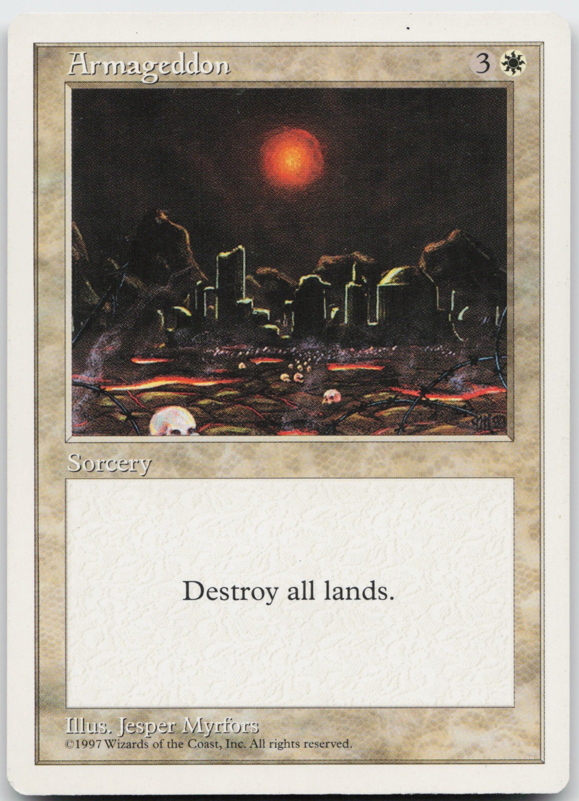 Armageddon R Fifth Edition NM