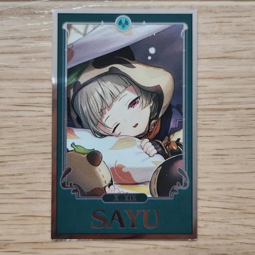 Genshin Impact Sayu Fortune Card - New in Sleeve & Toploader