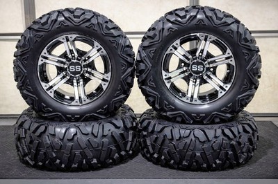 SPORTSMAN 570 SP 27'' QUADKING ATV TIRE 14'' VIPER M/B WHEEL KIT POL3CA BIGGHORN
