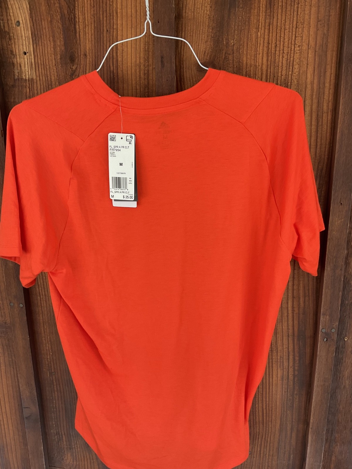 Orange Adidas Mens Medium T-Shirt thumbnail 2