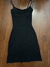 GUESS Jeans Black and White Y2K Mini Dress Size Small