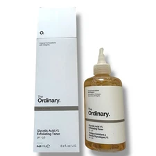 The Ordinary Glycolic Acid 7% Toning Resurfacing Solution Standard Size 240 ML