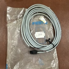 Festo 30446 KMYZ-1-24-2,5 Plug Socket w/ Cable, 24VDC, 2.5m, For Solenoid Valves