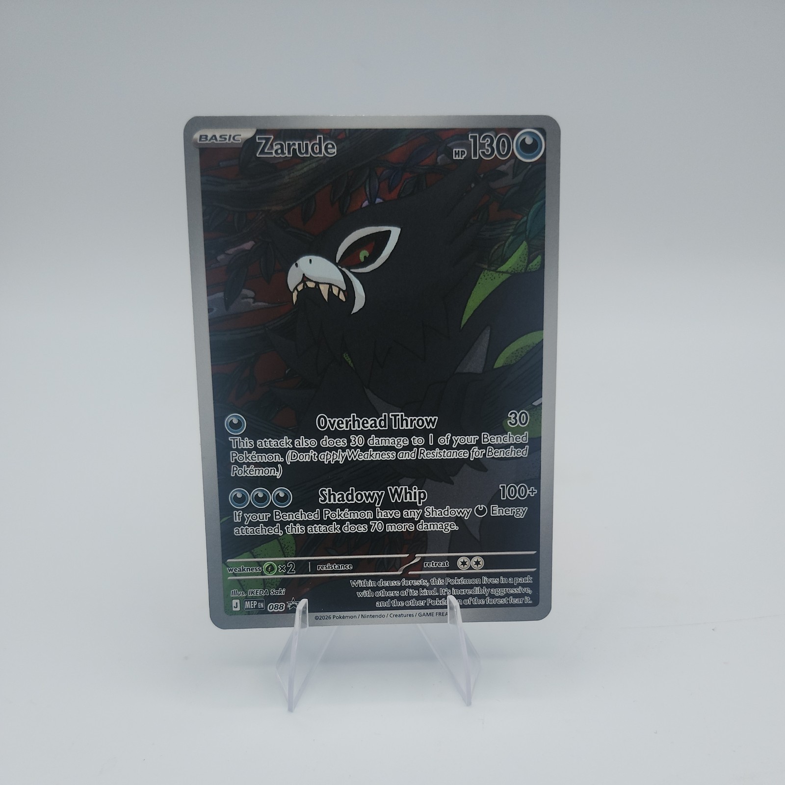 Zarude 088 Holo Promo ME: Mega Evolution Promo Pokemon Near Mint