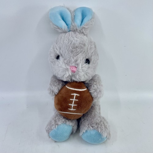 Easter Basket Stuffer Plush Football Bunny Plastic Eggs Grass Filler Set - 第 3/10 張圖片
