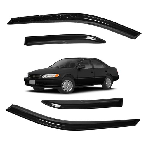Mugen Style Window Visors – For 1997-2001 Toyota Camry – Smoke Tinted – Geartronics-563380