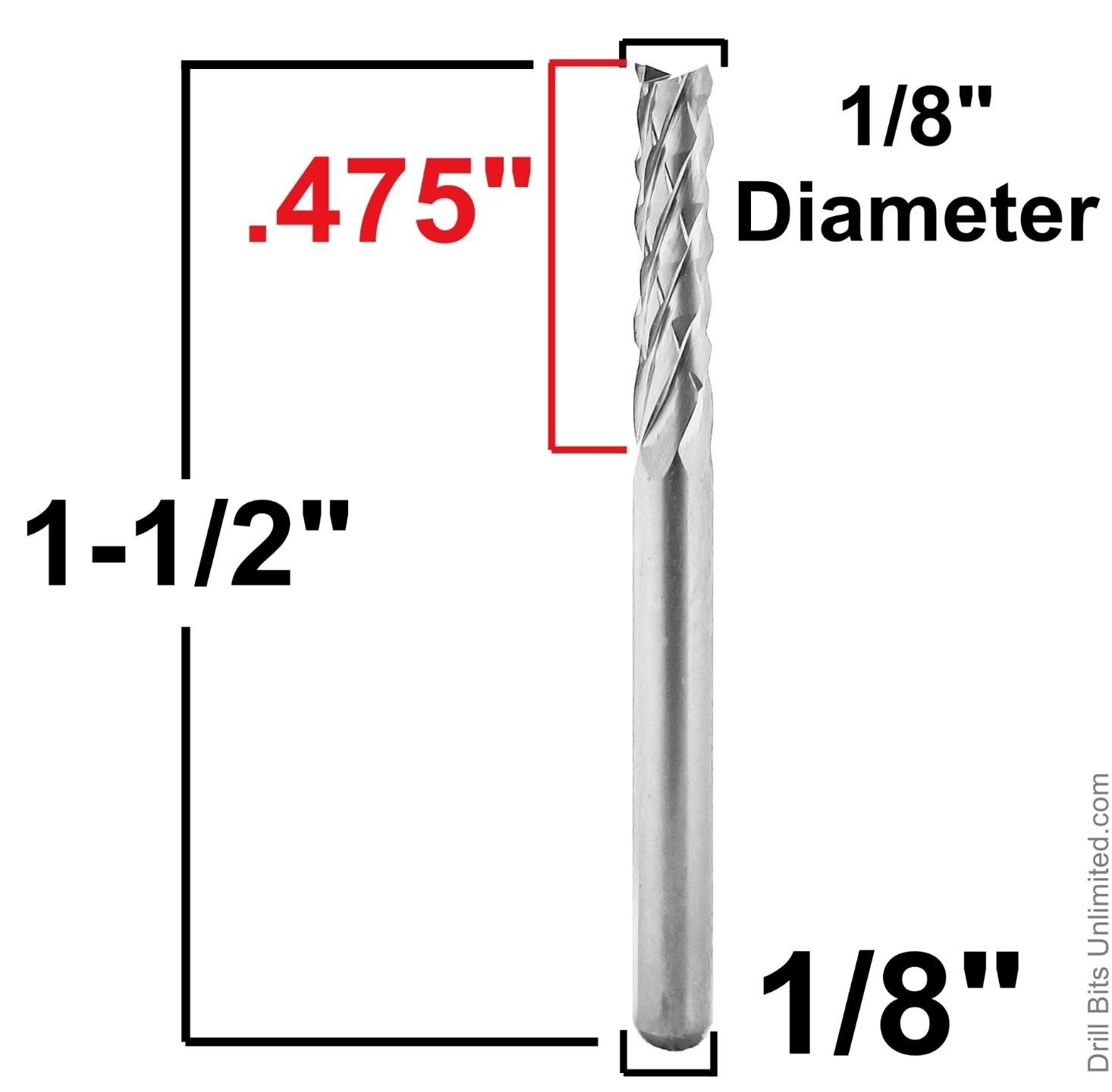 1/8" Grout Removal Bits /  Tool - ONE Piece - for Dremel Rotozip Premium Carbide