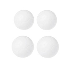 2 Pcs Table Soccer Mini White Balls Resin Football Indoor Tabletop Game Ball