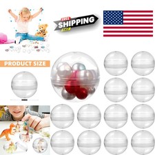 Small Transparent Capsules 1.38 Inch for Gumball Machine Prizes and Surprises