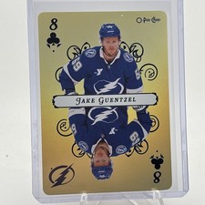 2025-26 O-Pee-Chee - Playing Cards Jake Guentzel #8-CLUBS Lightning