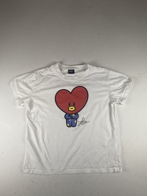 BT21 Tata T Shirt White Womens Size M ( See Measurements)