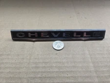 Chevy OEM 1967 Chevelle Rear Trunk Emblem Badge Logo Nameplate Insignia 7656571