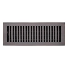 Signature Hardware SH551467ORB Modern Solid Brass Floor/Wall Register - Oil