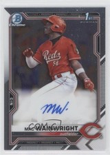 2021 Bowman Chrome Prospects Auto Mac Wainwright #CPA-MW Auto 2a9