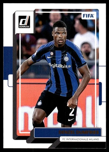 Denzel Dumfries 2022-23 Donruss #37 Inter Milan AutographDen