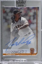 2019 Topps Clearly Authentic Auto Dereck Rodriguez #CAA-DR Auto 2jq