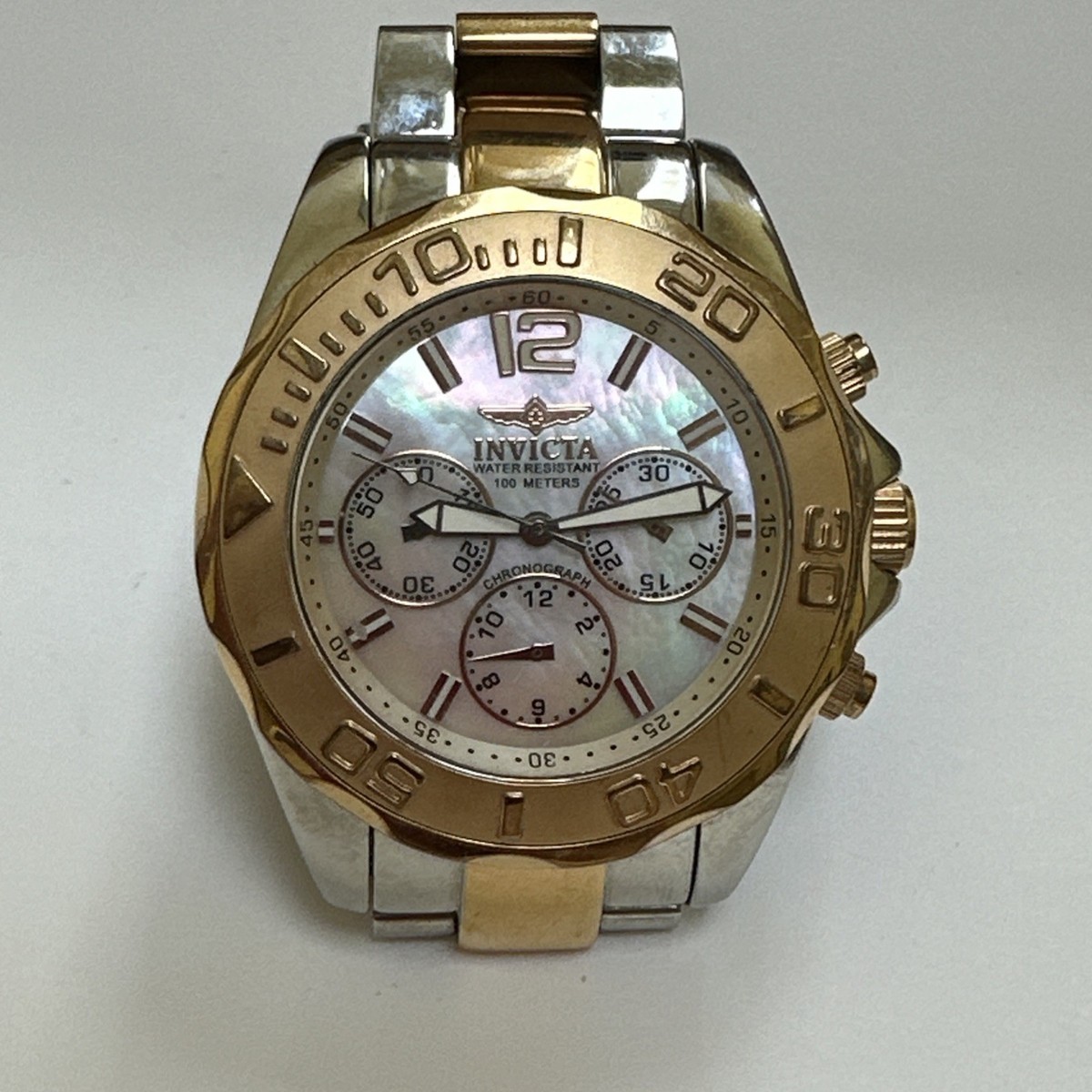 Invicta Reserve Ocean Reef 10732 Women\'s Rose Gold MOP Diamond Chrono Watch invicta-women-s-quartz-watch-  main image 2