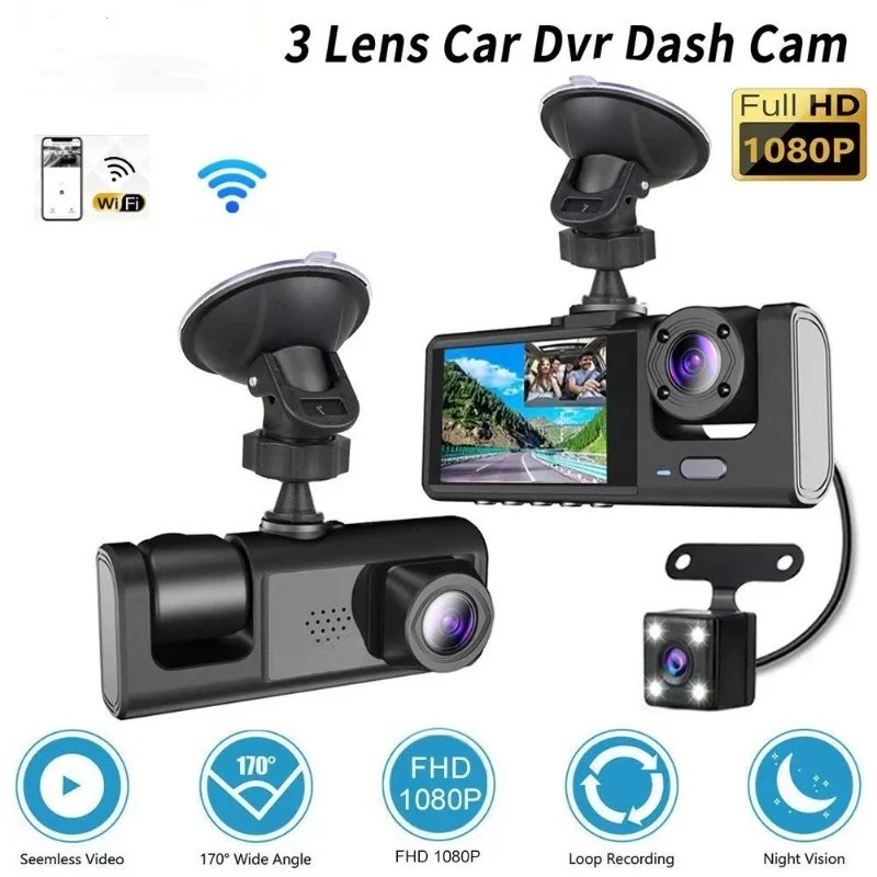 Dash Cam Pro Car Camera Recorder Dual Front and Rear HD 1080P Night Vision UK