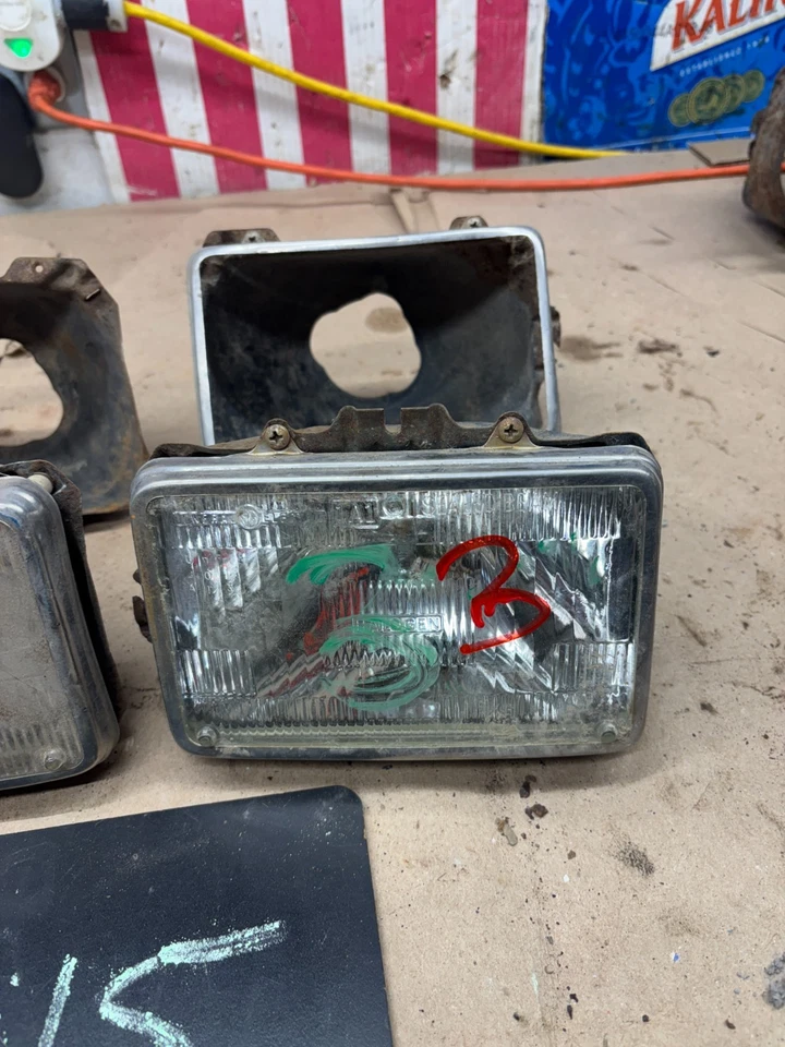 4 - 4X6 BALDES DE FAROL BALDE FEIXE SELADO FORD CHEVROLET PROJECT DODGE OE FABRICANTE DE EQUIPAMENTO ORIGINAL - Imagem 4 de 4