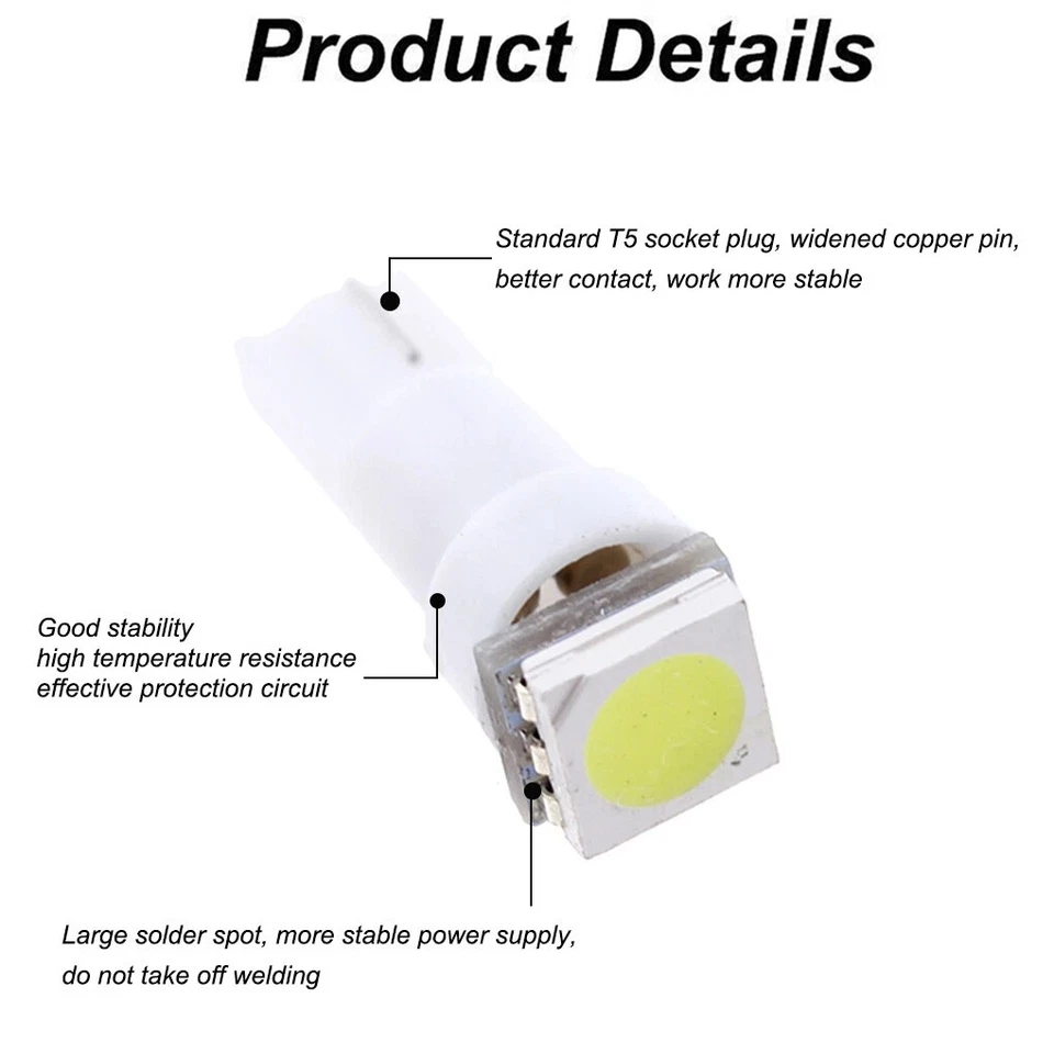 Fits Nissan Micra K11 92-02 T5 LED Dashboard Speedometer clocks conversion kit - Image 2 of 4