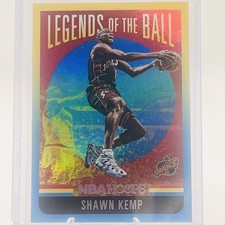 Shawn Kemp 2020-21 Panini NBA Hoops SP Legends of the Ball Foil Insert Sonics