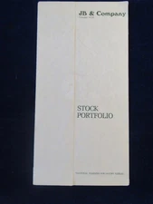 Vintage JB & Company Stock Portfolio Restaurant Menu Petoskey MI  Market    J23