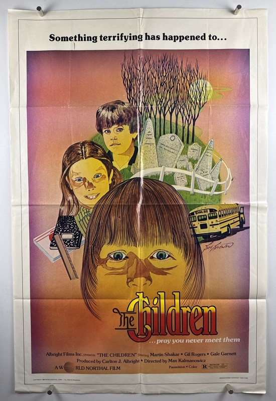 CHILDREN Movie Poster (VeryGood) One Sheet 1980 Horror 27x41 28824