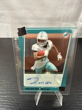 2021 Clearly Donruss Clearly Rated Rookie Auto Jaylen Waddle #64 Rookie Dolphins