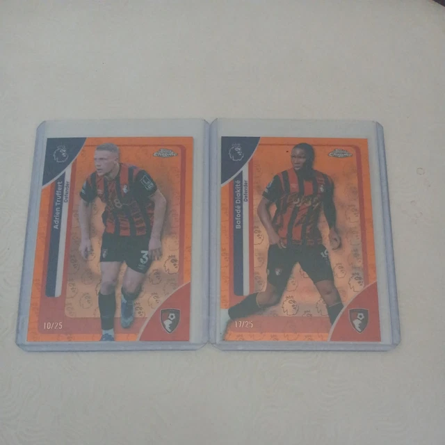 Topps Premier League Logofractor 25/26 Adrien Truffert And Bafode Diakite /25