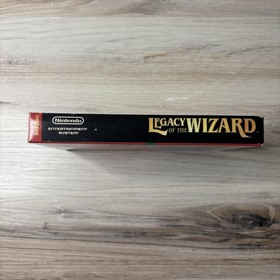 Legacy Of The Wizard Nintendo NES Game CIB Box Manual Broderbund Adventure VTG
