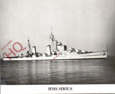 Ansichtskarte> KRIEGSSCHIFF, HMS SIRIUS (REPRO)