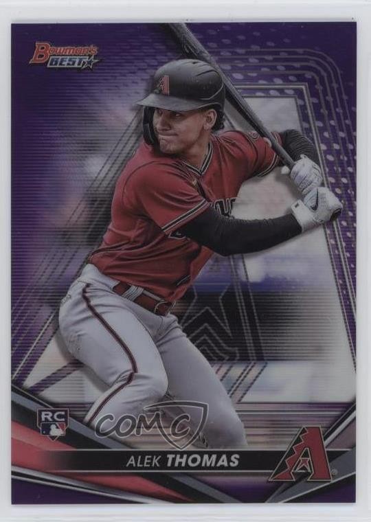 2022 Bowman's Best Purple Refractor 239/250 Alek Thomas #22 Rookie RC 1u6