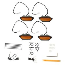 4pcs LED Front Grille Lights Compatible with 2022-2025 Chevy Silverado 1500