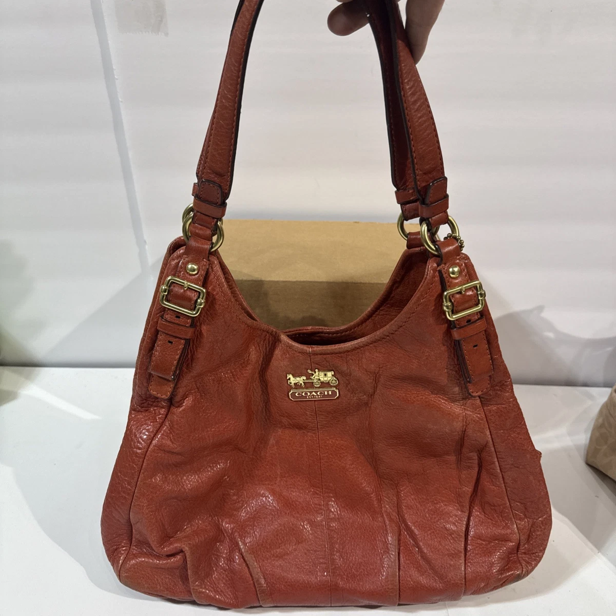 Coach Madison Shoulder Bag Orange Bags & Handbags for Women for