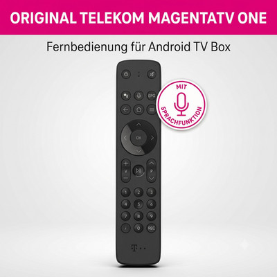 ORIGINAL Fernbedienung Telekom MagentaTV One Streaming Box mit Sprachfunktion