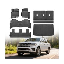 Cartist Floor Mats and Cargo Liner Fit for Ford Expedition MAX 8 Seats-2 Row...