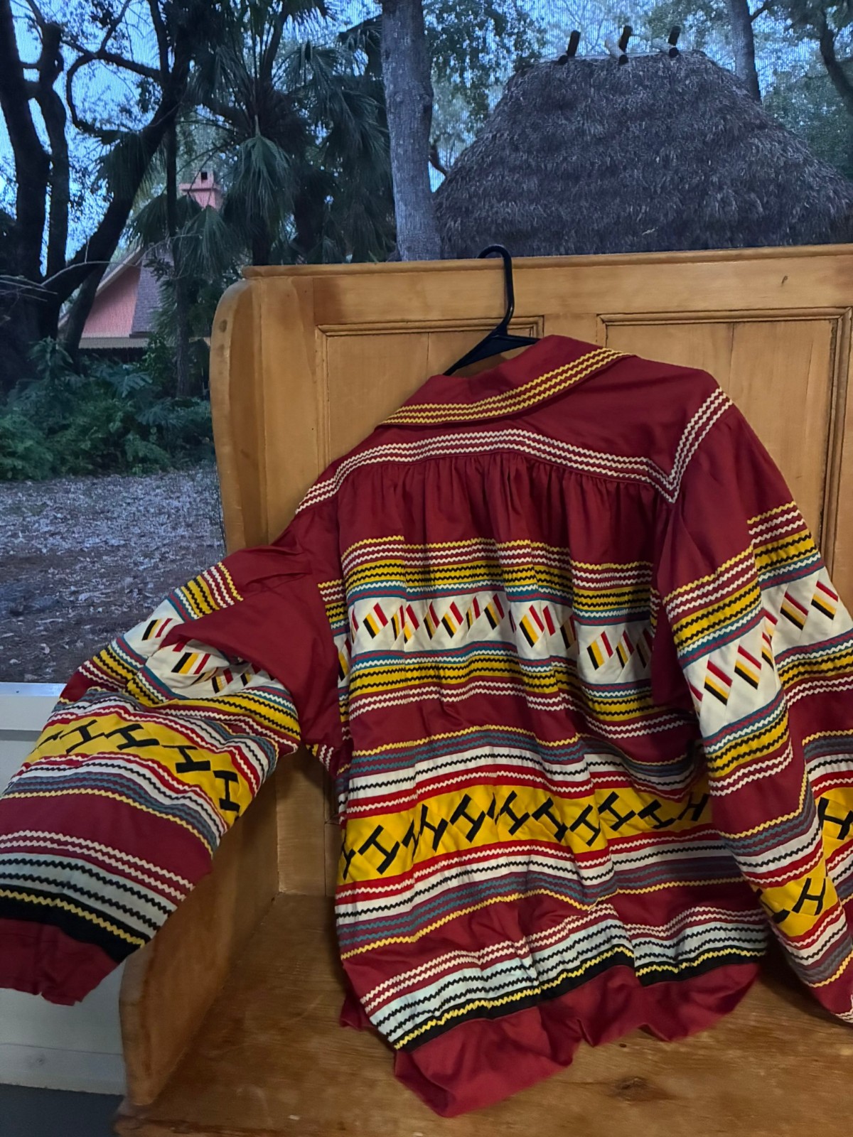 Early 1990's Seminole Patchwork Lined Jacket Larg… - image 17