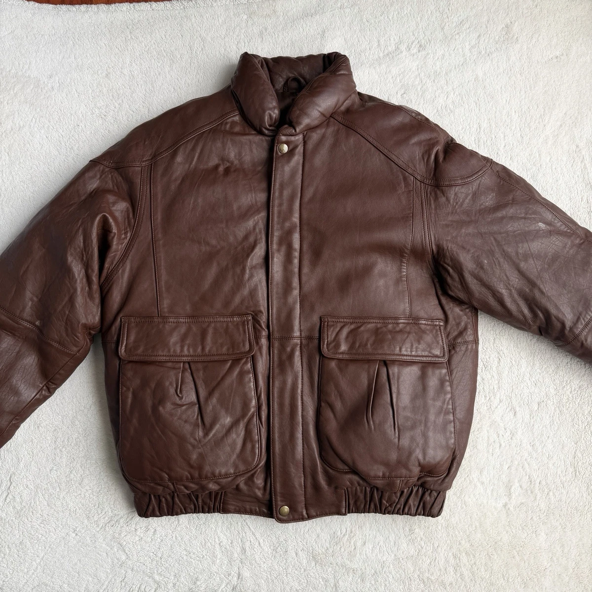 Eddie Bauer Leather Outer Shell Coats, Jackets & Vests for Men for