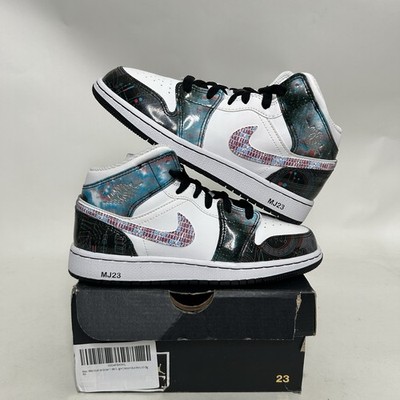 Nike Air Jordan 1 Mid Retro SE GS  Take Flight  BQ6931-114 4.5Y/Women s 6 Worn