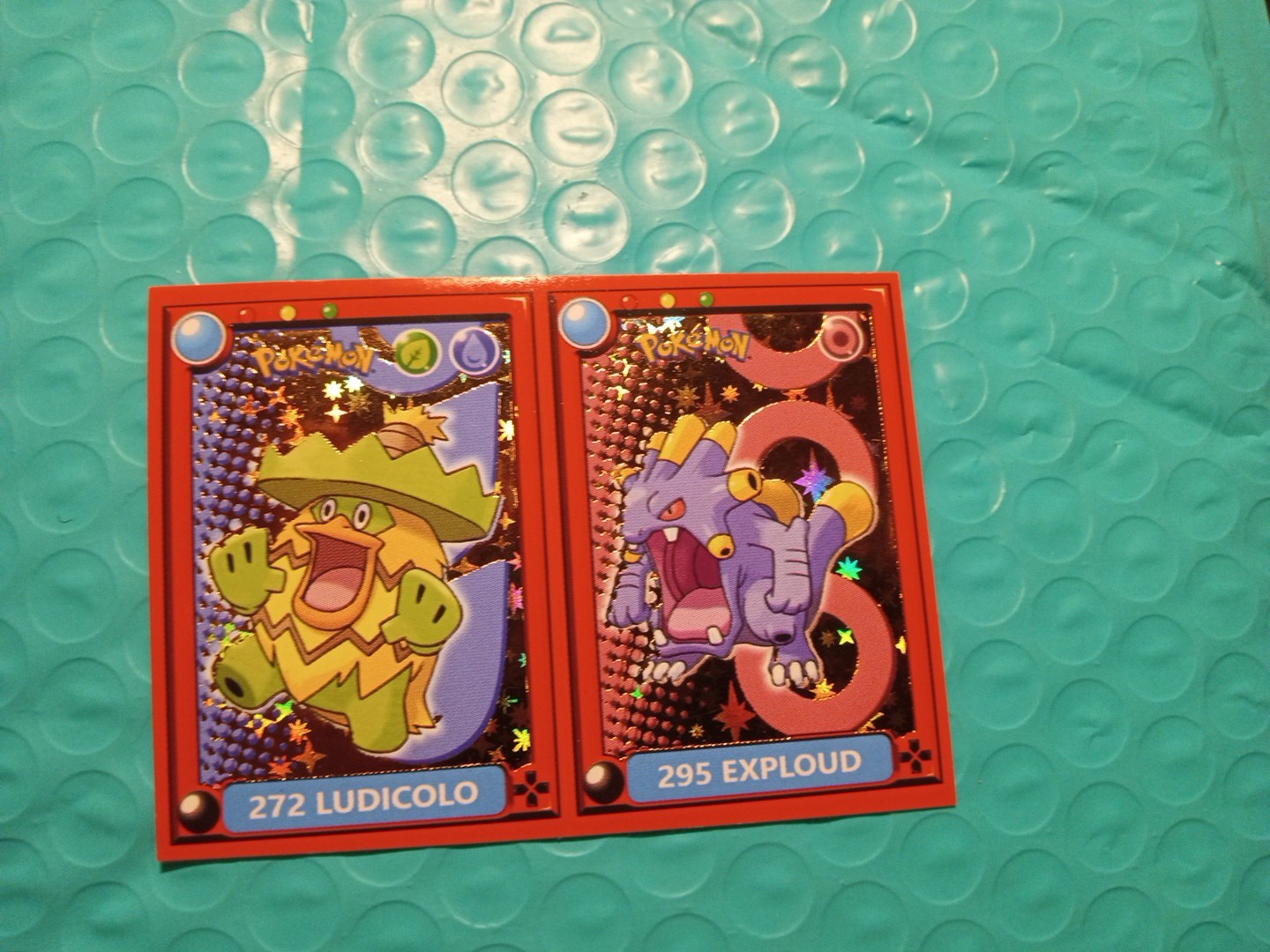 Gold Star Foil POKEMON POKEDEX Sticker #272-295 LUDICOLO / EXPLOUD 2022 PERU