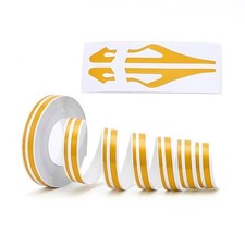 BELOMI Car Vinyl Pinstriping Solid Tape, Automotive Accessories Yellow