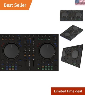 Professional Quality DJ Controller with Mixer FX, Touch Jog Wheels & 16 RGB Pads