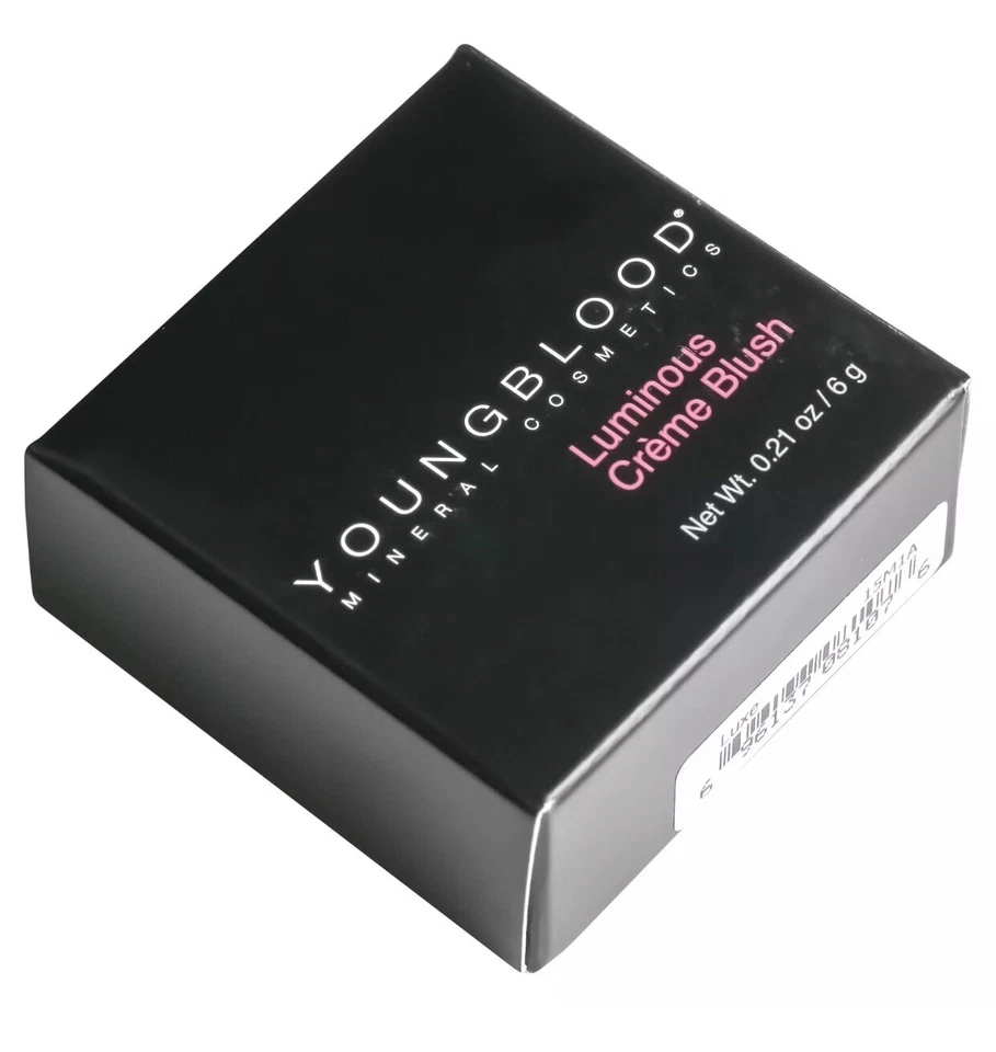Rubor crema luminoso - Luxe Youngblood para mujer - 0,21 oz rubor color rubor mejillas Foto 2 de 4