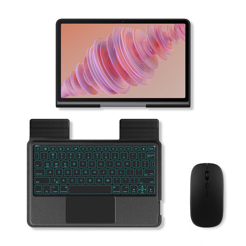 For Lenovo Tab Plus TB351FU 11.5" Backlit Bluetooth Keyboard Touchpad Case Cover - Picture 19 of 20