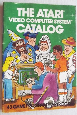 Atari 2600 Video Computer System 43 Game Program Catalog Very Good | eBay