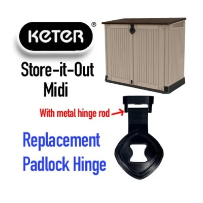 Keter Store it Out Midi Padlock Lock Hinge Replacement Storage Unit W26H Part