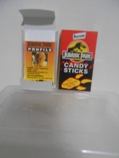 Barratts Jurassic Park  (John Hammond) Empty Sweet Packet  incl. Slider